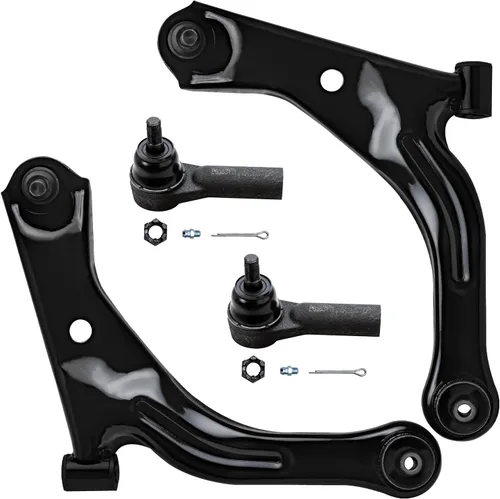 Vista 45 de Detroit Axle - 4 piezas de brazos de control traseros para Ford C-Max, Focus, Mazda 3 5, Volvo C30, C70, S40, V50, 4 brazos de control superiores e
