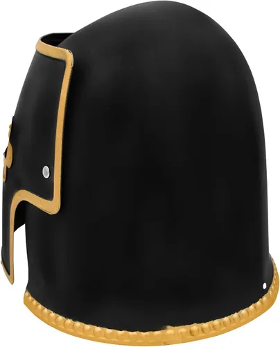 Vista 3 de Nicky Bigs Novelties Disfraz de casco medieval de caballero para adultos, accesorio para la cabeza de los cruzados templarios con máscara facial