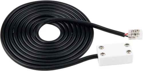 Vista 5 de WAC Lighting T24-BS-PM-CL, Basics & Gemini - Conector I de alimentación a cinta de 24 V CC (paquete de 10)