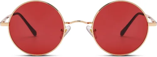 Vista 6 de Pro Acme - Gafas de sol polarizadas redondas para hombre y mujer, estilo John Lennon