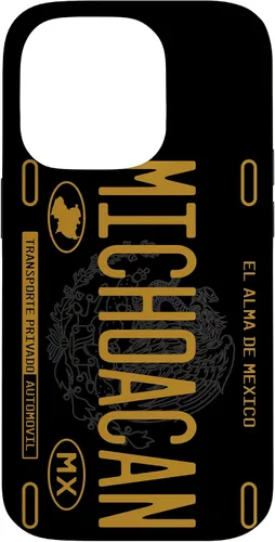 Vista 17 de Michoacano Michoacan Mexican State License Plate Phone Case for iPhone 17