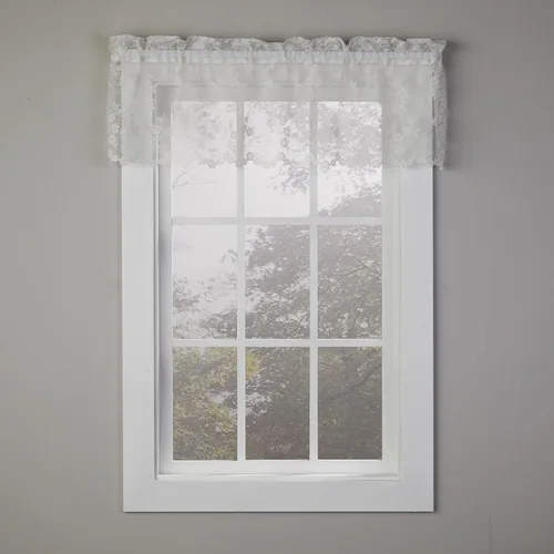 Vista 7 de SKL Home by Saturday Knight Ltd. - Panel de cortina Petite Fleur, marfil, 56 pulgadas x 84 pulgadas