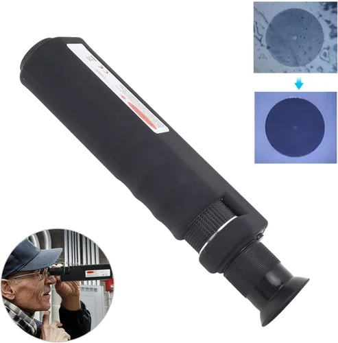 Vista 5 de Microscopio de fibra óptica, microscopio portátil monocular 400X de alta precisión, cable de fibra óptica, lupa de inspección, detector