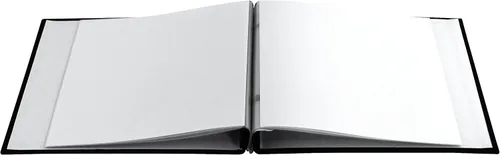 Vista 3 de MCS Álbum de recortes de tela expandible de 10 páginas con cubierta de apertura de fotos y páginas de 8 x 8 pulgadas, 9.6 x 8.5 pulgadas, negro