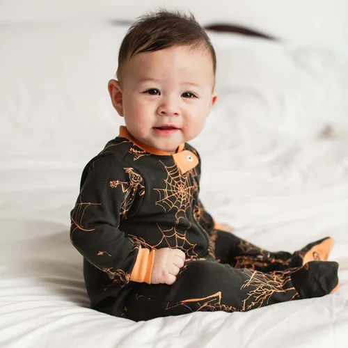 Vista 160 de Burt's Bees Baby - Pijama de una pieza para bebé, mameluco para dormir y jugar, algodón 100% orgánico, cremallera frontal