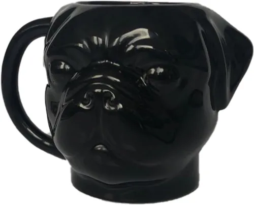Vista 6 de Taza de café en forma 3D - Regalo de lujo para los amantes de los pug