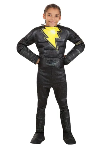 Vista 8 de Disfraz Deluxe de Niño Black Adam de DC Comics Multicolor
