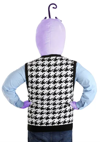 Vista 4 de Disfraz de Talla Grande para Hombre de Miedo de Disney y Pixar Intensamente Multicolor