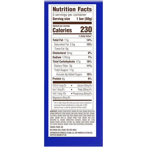 Vista 15 de CLIF - Barra de mantequilla de nuez – Barras energéticas rellenas de chispas de chocolate y mantequilla de maní – Sin OMG – Orgánico USDA – A base