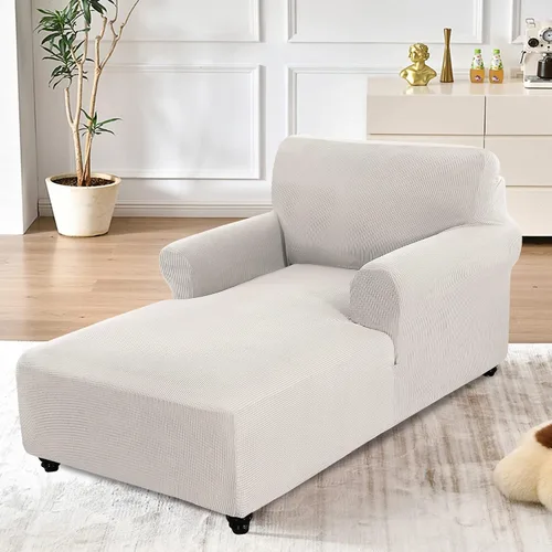 Vista 14 de ele ELEOPTION Funda para sillón con brazo elástico para sofá para perros y mascotas, muebles de dormitorio, funda para sofá diván, lavable
