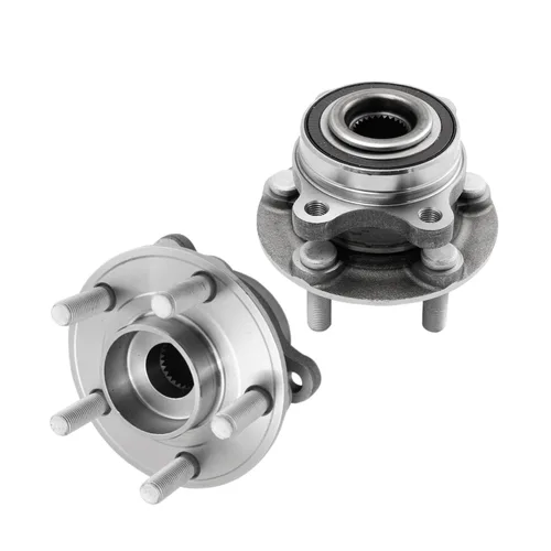 Vista 30 de Detroit Axle - Cojinete de rueda delantera y cojinete de rueda trasera para Honda Civic 1992-2000, Civic Del Sol 1993-1997, 4 lengüetas no ABS 1992