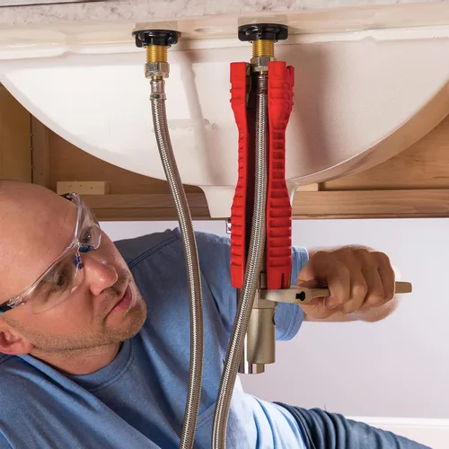 Vista 9 de RIDGID 57003 EZ Change Llave de Fontanería para Instalación y Remoción de Grifos