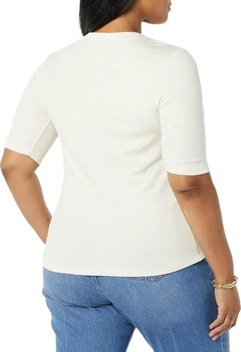 Vista 2 de Tienda Aware Camiseta de manga codada acanalada modal para mujer