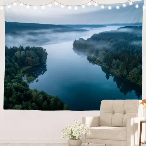 Vista 59 de Batmerry Abstract Repeat Polyester Tapestry, Tiled Directional Lightweight Wall Hanging High-Definition Print Backdrop For Dorm Room Bedroom Living
