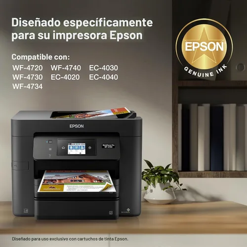 Vista 3 de EPSON 802 DURABrite Ultra Ink Cartucho negro de alta capacidad (T802XL120-S) funciona con WorkForce Pro WF-4720, WF-4730, WF-4734, WF-4740