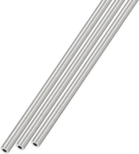Vista 11 de METALLIXITY Tubo de acero inoxidable 316 (0.079 in de diámetro x 0.012 in de pared T x 9.843 in de largo), 3 piezas, tubo recto - para muebles