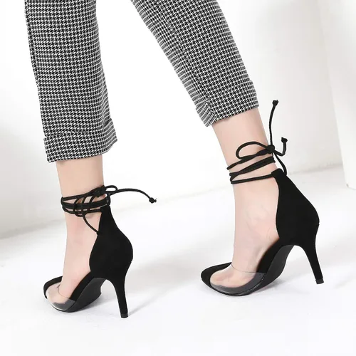 Vista 4 de MACKIN J G161-1 Zapatos de tacón de aguja con cordones para mujer