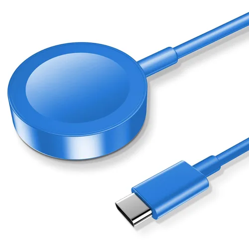 Vista 13 de Cable de carga magnético para cargador de Apple Watch, puerto USB C, cable de carga inalámbrico compatible con iWatch Series