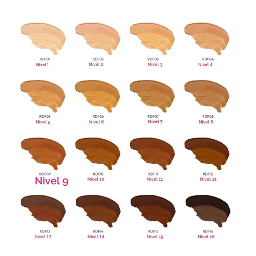 Vista 7 de Ruby Kisses 3D Face Creator - Base y corrector en crema, 12 horas de duración, cobertura media a completa, no grasa, ideal para maquillaje y paleta