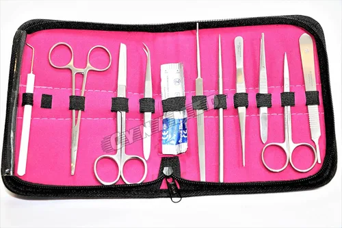 Vista 6 de KIT de disección de disección alemán 11PCS para anatomía biología estudiante maestro USO CYNAMED