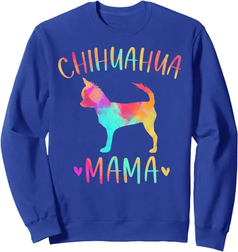Vista 4 de Chihuahua Mama - Sudadera colorida con regalos de Chi-Chi para perro y mamá, Negro, S