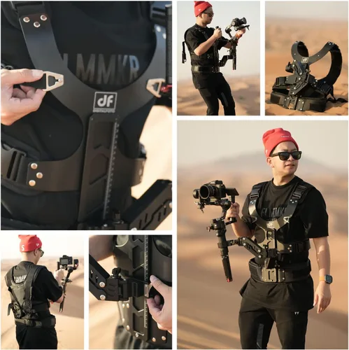 Vista 2 de DF DIGITALFOTO THANOS-SE Sistema de Chaleco de Soporte, Kit de Cineastas Gimbal SteadyCam Axis Compatible con DJI RS4/RS 4 Pro/RS2/RS 3 PRO Mini