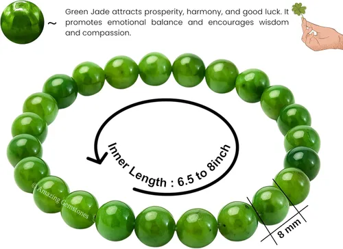 Vista 80 de Amazing Gemstone Pulsera de cristal para mujeres y hombres, pulsera de cristal curativo de protección, pulsera elástica con cuentas de piedras