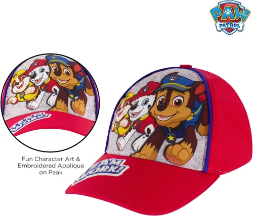 Vista 3 de Nickelodeon boys Nickelodeon Toddler Hat for Boys Ages 2-7, Paw Patrol Kids Baseball Cap