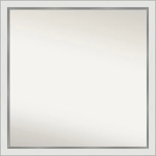 Vista 505 de Amanti Art Espejo personalizado, espejo de baño estrecho Alexandria White Wash, espejo de pared o espejo de tocador de baño sobre el fregadero