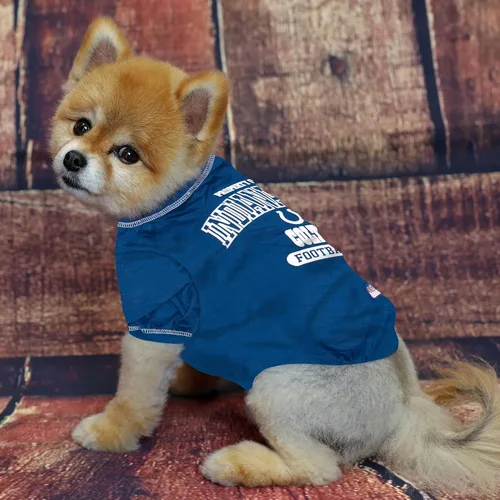 Vista 2 de Camisa de la NFL para mascota, para perros y gatos, duradera, 5 tamaños disponibles en 32 equipos de la NFL, camisetas de la NFL para mascotas