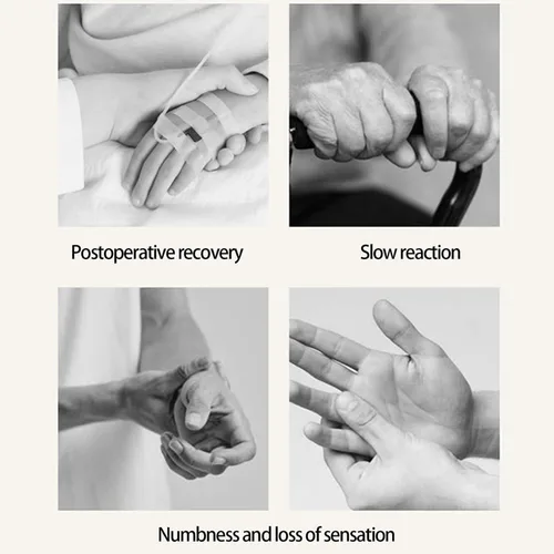 Vista 4 de Guantes de robot de rehabilitación de manos, Equipo de terapia de mano, Recargable, Ajuste de fuerza, Equipo de recuperación de hemiplejia cerebral