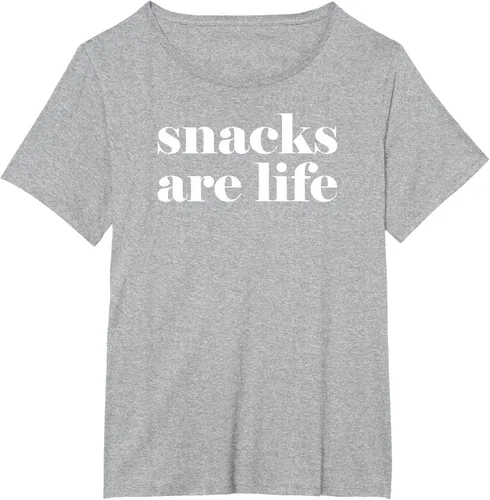Vista 42 de Snacks Are Life - Camiseta divertida para amantes de los aperitivos, Negro
