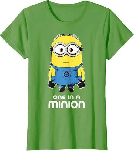 Vista 4 de Despicable Me Camiseta estampada Minions Bob One in A Minion Negro
