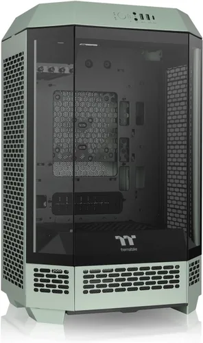 Vista 11 de Thermaltake Carcasa micro ATX negra Tower 300; ventilador CT de 0.079 x 5.512 in incluido; soporta radiador de hasta 16.535 in; kit de soporte