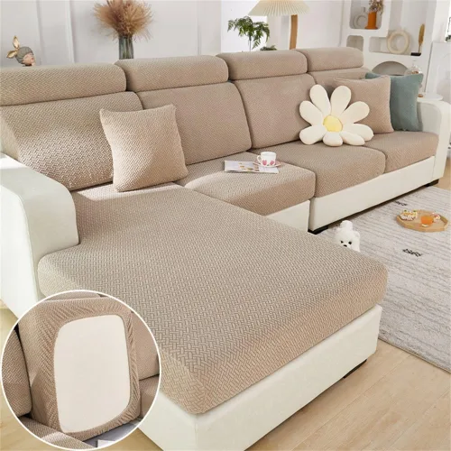 Vista 23 de Fundas mágicas para sofá, fundas interiores mágicas para sofá, funda universal resistente al desgaste, elástica para fundas modulares