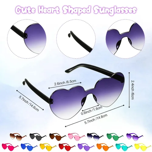 Vista 2 de Juego de 60 pelucas de fiesta y gafas de sol, peluca corta de neón, pelucas de fiesta para cosplay, pelucas coloridas para despedidas de soltera