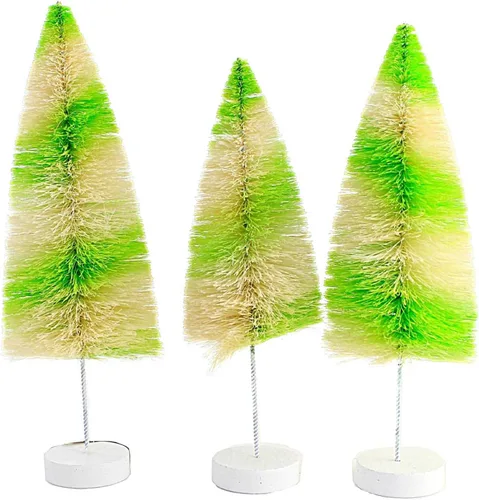 Vista 3 de Bethany Lowe Lime Stripes Delights - Juego de 3 cepillos para botellas