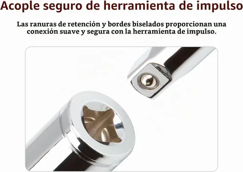 Vista 5 de TEKTON SHA90008 - Juego de extensión de 1/4 pulgadas, 3 piezas