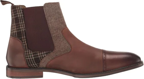 Vista 6 de STACY ADAMS Botas Chelsea Finney con punta de casquillo para hombre