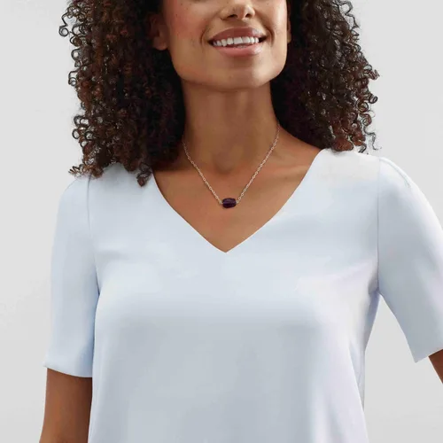 Vista 4 de Silpada 'Good Fortune' Pendant Necklace in Sterling Silver, 16" + 2