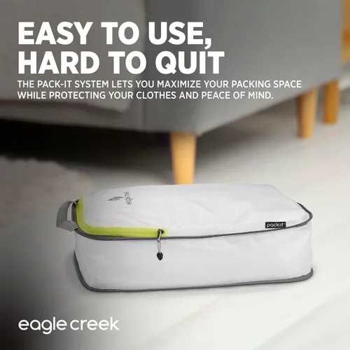 Vista 4 de Eagle Creek Pack-it Specter - Juego de cubos de compresión, blanco (WhiteStrobe)), EC-41186002