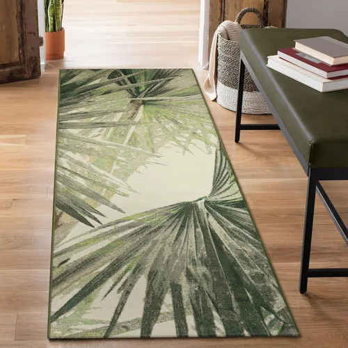 Vista 103 de Liora Manne Marina - Alfombra de área duradera de mezcla sintética tejida a máquina para interiores/exteriores - Gráfico contemporáneo océano global