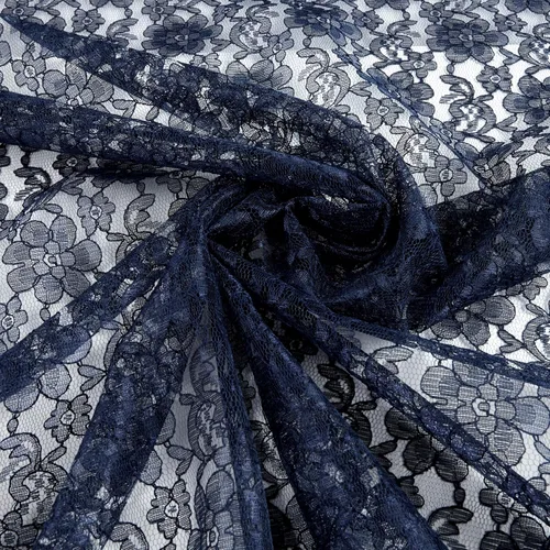 Vista 2 de Raschelle Lace Navy, Tela por yarda