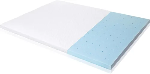 Vista 6 de ISOLUS - Cubrecolchón de espuma viscoelástica de gel ventilado, tamaño individual XL