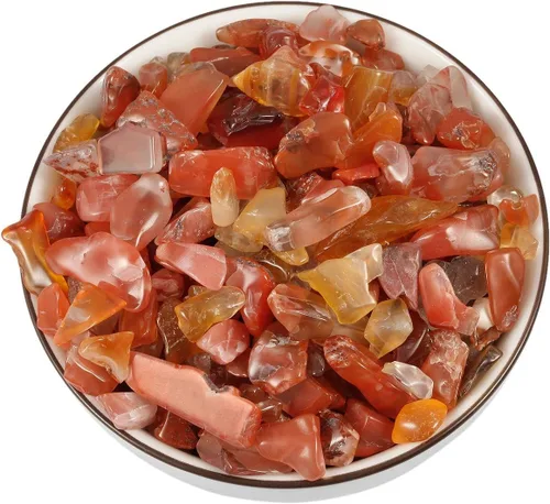 Vista 7 de Nupuyai Chips de peridoto irregular de 1 libra para decoración del hogar y fabricación de joyas