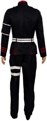 Vista 5 de Mtxc - Disfraz de serafín del fin para hombre, uniforme militar