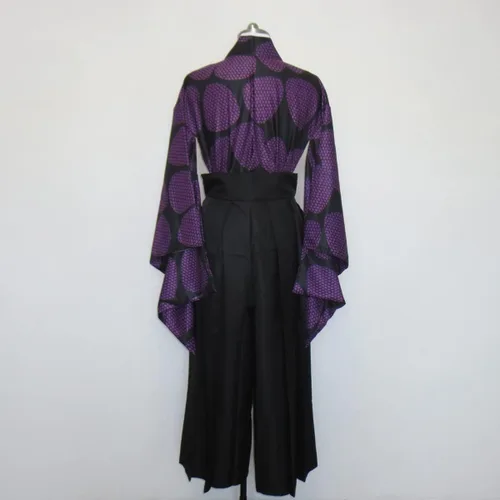 Vista 4 de Titulow Michikatsu Tsugikuni Kokushibo - Disfraz de kimono para cosplay