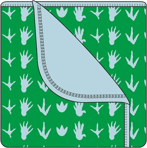 Vista 2 de KicKee Pants Manta estampada para niños pequeños, casas de Amazon, talla única