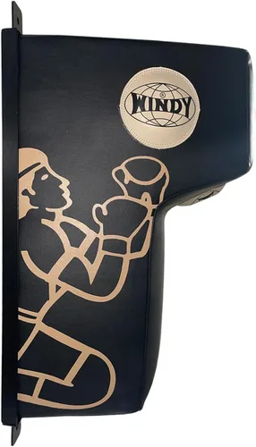 Vista 3 de Windy Saco de boxeo de montaje en pared para entrenamiento de artes marciales mixtas, color negro