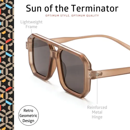 Vista 68 de OPTIMUM OPTICAL Gafas de sol protectoras UV atemporales para hombres y mujeres